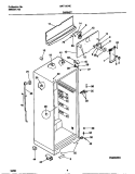 CABINET Diagram and Parts List for GRT18DNEW0  Gibson Refrigerator