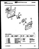AIR HANDLING PARTS Diagram and Parts List for AL08C4EVA1  Gibson Air Conditioner