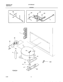 SYSTEM Diagram and Parts List for GFC25M4AW0  Gibson Freezer