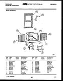 WINDOW MOUNTING PARTS Diagram and Parts List for AR22NE5P1  Frigidaire Air Conditioner
