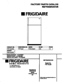 COVER Diagram and Parts List for FRT18LBHW0  Frigidaire Refrigerator