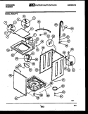 CABINET PARTS Diagram and Parts List for WDSLW0  Frigidaire Washer
