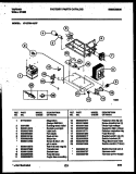 POWER CONTROL Diagram and Parts List for 57-2709-00-07  Tappan Microwave Oven Combo