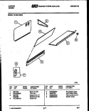Part Location Diagram of 316012900 Frigidaire PANEL-SPLASHER