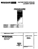 COVER Diagram and Parts List for FLSE72GCS9  Frigidaire Washer Dryer Combo