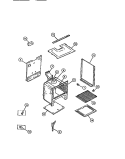BODY Diagram and Parts List for CGC3M2DXC  Gibson Range