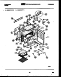 BODY PARTS Diagram and Parts List for REGS37BFH0  Frigidaire Range