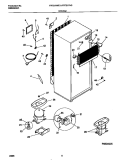 SYSTEM Diagram and Parts List for FRT21NNCW3  Frigidaire Refrigerator