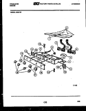 CONTROL PANEL Diagram and Parts List for CBEF4EL  Frigidaire Cooktop