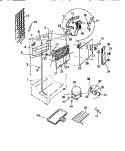 COOLING SYSTEM Diagram and Parts List for RT178GCD2  Frigidaire Refrigerator