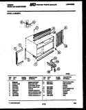 CABINET AND INSTALLATION PARTS Diagram and Parts List for AL05A6EYA  Gibson Air Conditioner