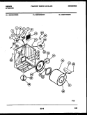 CABINET AND COMPONENT PARTS Diagram and Parts List for DE27T3WXFE  Gibson Dryer