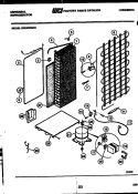 SYSTEM AND AUTOMATIC DEFROST PARTS Diagram and Parts List for GSIW36VH1  Uni Refrigerator
