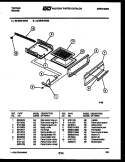 BROILER DRAWER PARTS Diagram and Parts List for 30-3649-00-05  Tappan Range