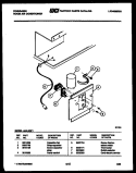 ELECTRICAL PARTS Diagram and Parts List for A04LE2F1  Frigidaire Air Conditioner