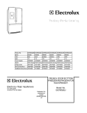 COVER Diagram and Parts List for EI27BS26JS1  Electrolux Refrigerator