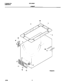 CABINET Diagram and Parts List for GFC13M0HW0  Gibson Freezer