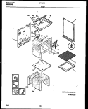 BODY PARTS Diagram and Parts List for GF420RXD2  Frigidaire Range