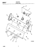 P12C0081 CONTROL PANEL Diagram and Parts List for GWX433RHS0  Gibson Washer