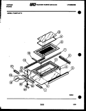 TOP DOOR PARTS Diagram and Parts List for 77-8957-00-05  Tappan Range