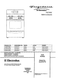 COVER Diagram and Parts List for GLGF377CQA  Frigidaire Range