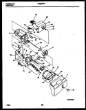 ICE DISPENSER Diagram and Parts List for FRS22WNAD0  Frigidaire Refrigerator
