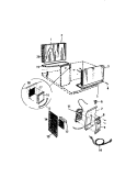 CONTROLS Diagram and Parts List for AS248K2K1  Frigidaire Air Conditioner