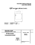 COVER Diagram and Parts List for CRER442AS2  Frigidaire Dryer
