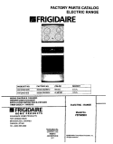 COVER Diagram and Parts List for FEFD65BHDB  Frigidaire Range