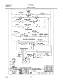 WIRING DIAGRAM Diagram and Parts List for FEF450BWA  Frigidaire Range