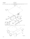 TOP / DRAWER Diagram and Parts List for FEF387WJCB  Frigidaire Range