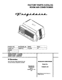 COVER Diagram and Parts List for FAB067L7B1  Frigidaire Air Conditioner