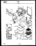 BODY PARTS Diagram and Parts List for CGC3S5WXG  Gibson Range