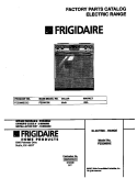 COVER Diagram and Parts List for FES300BEBC  Frigidaire Range
