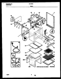 BODY PARTS Diagram and Parts List for CGC3S5WXG  Gibson Range