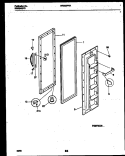 Part Location Diagram of 215700400 Frigidaire RACK-DOOR