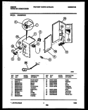 ELECTRICAL PARTS Diagram and Parts List for GAS228P2K2  Gibson Air Conditioner