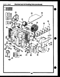 ELECTRICAL AND AIR HANDLING PARTS Diagram and Parts List for AK16E6RSBA  Gibson Air Conditioner