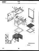 BODY PARTS Diagram and Parts List for GF300NW6  Frigidaire Range