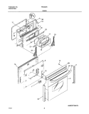 Part Location Diagram of 316108800 Frigidaire HANDLE-OVEN DOOR, WHITE