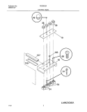 CONTROL PANEL Diagram and Parts List for FEC36C2ASA  Frigidaire Cooktop