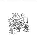 BASIC BODY Diagram and Parts List for 31-2758-00-02  Tappan Range