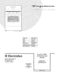 COVER Diagram and Parts List for BGGF3041KFA  Frigidaire Range