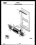 WINDOW MOUNTING PARTS Diagram and Parts List for GAB067T7B1  Gibson Air Conditioner