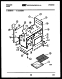 BODY PARTS Diagram and Parts List for GC34BCL4  Frigidaire Range