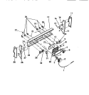 BACKGUARD Diagram and Parts List for KF420GDD2  Frigidaire Range