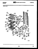 SYSTEM AND ELECTRICAL PARTS Diagram and Parts List for UG16A  Frigidaire Freezer