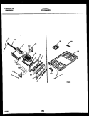 COOKTOP AND BROILER DRAWER PARTS Diagram and Parts List for GF670RXW1  Frigidaire Range