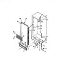 CABINET HINGES, APRON, DOOR MOULDIN Diagram and Parts List for UF16DL1  Frigidaire Freezer