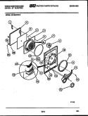 DOOR PARTS Diagram and Parts List for DE150KDD3  Frigidaire Dryer